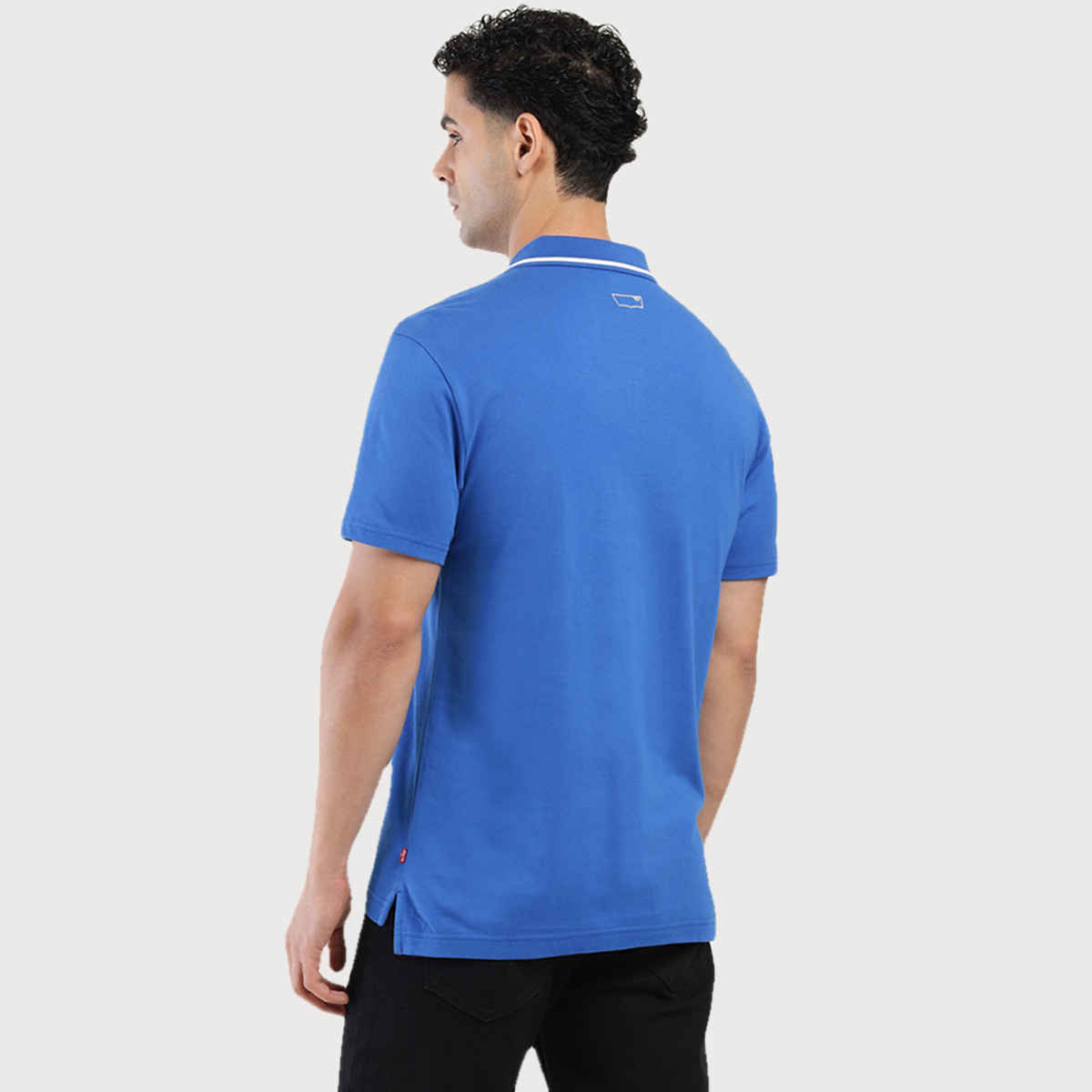 Levi's Men's 100% BCI Cotton Polo T-shirt | Cobalt Blue - L