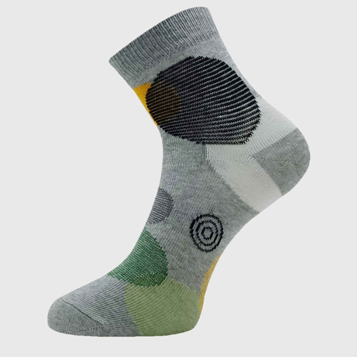 Allen Solly Women's Cotton Quarter Crew Socks - Grey Melange, Denim Melange, Anthra Melange
