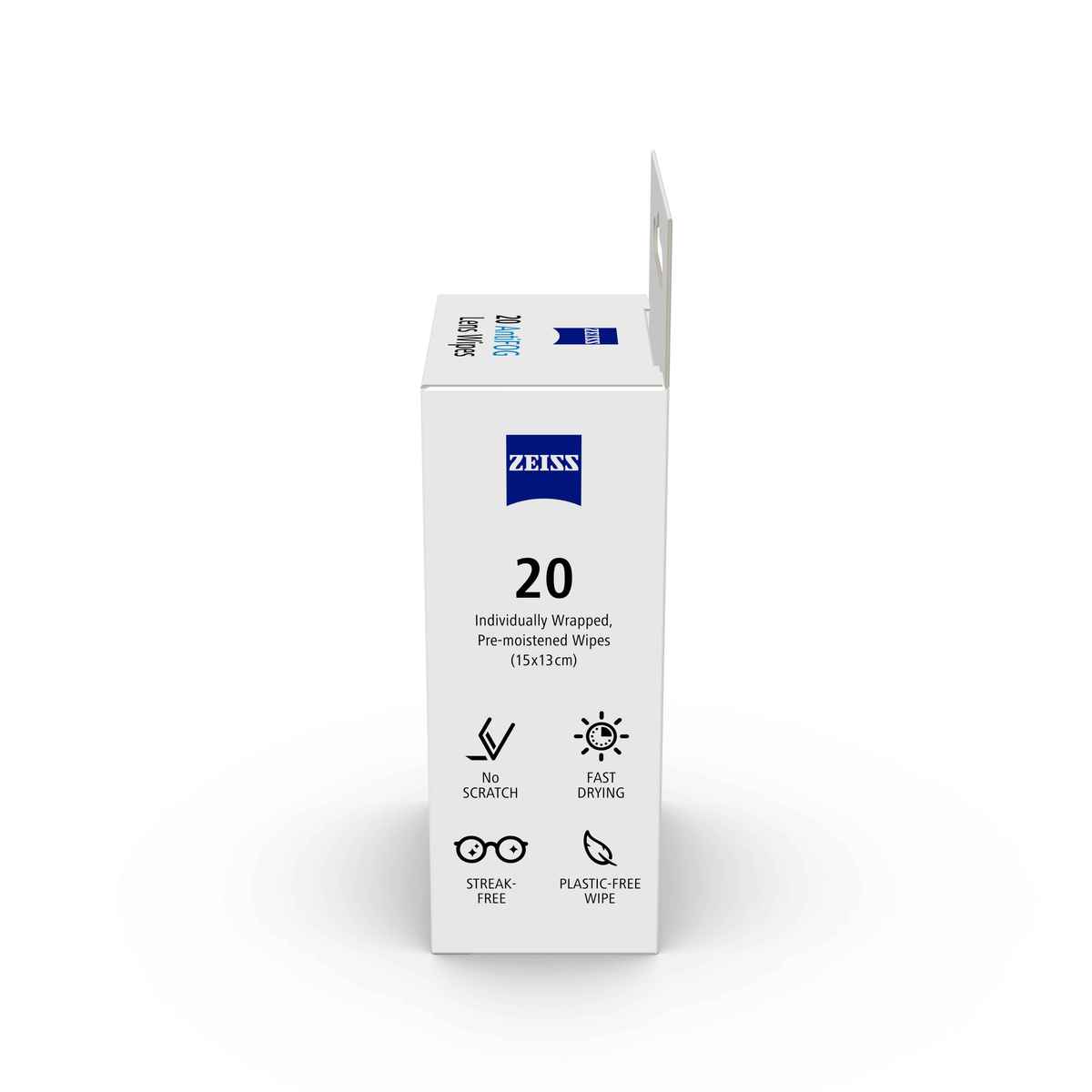 ZEISS AntiFOG Wipes 20ct - Fog-Free