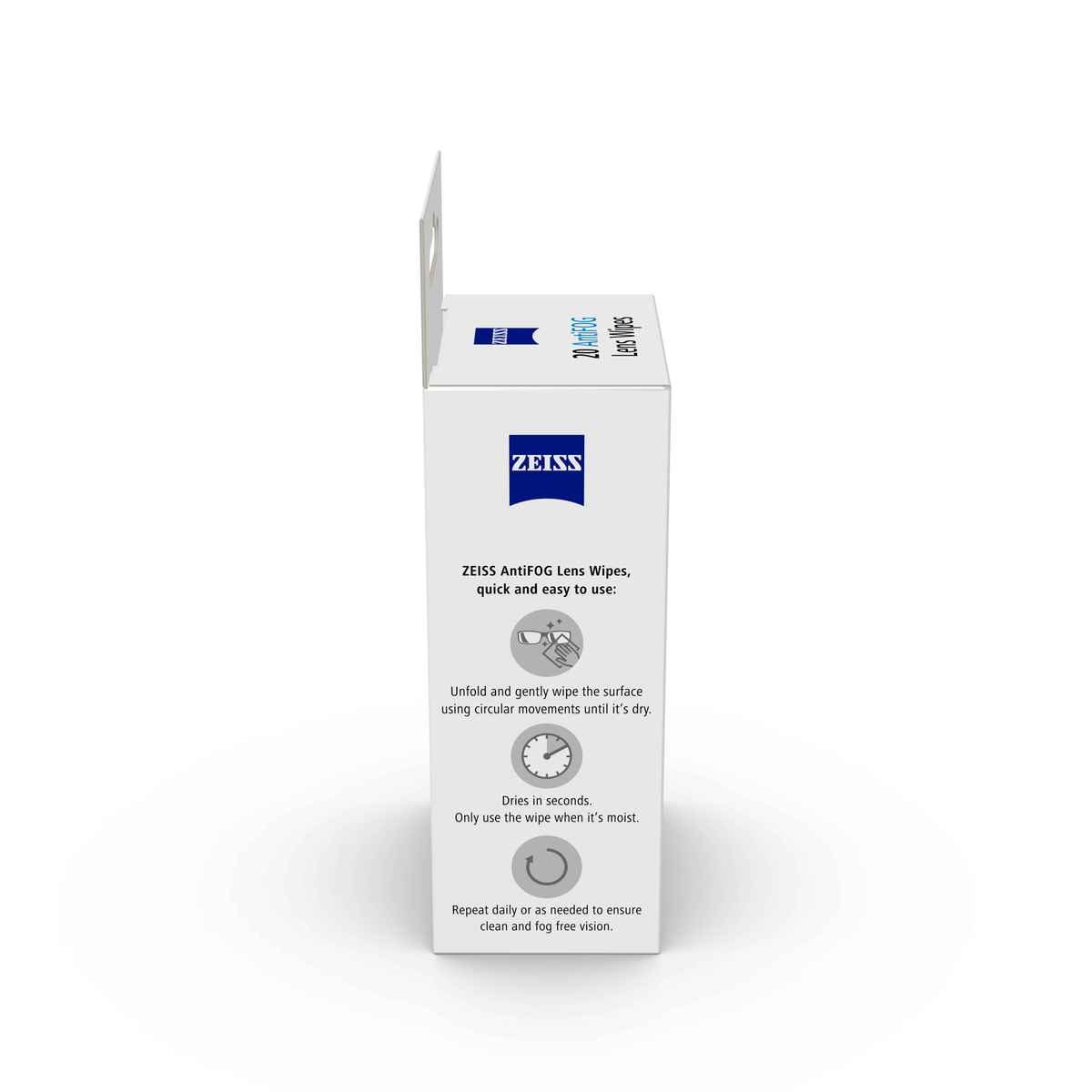ZEISS AntiFOG Wipes 20ct - Fog-Free