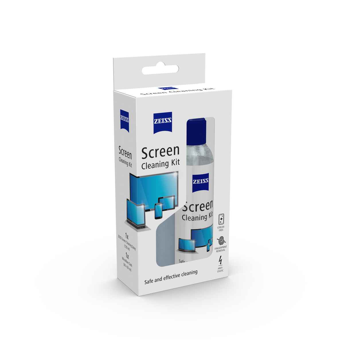 ZEISS Screen Cleaning Kit 120ml For Gadgets, Devices, Phone, TV and Laptop
