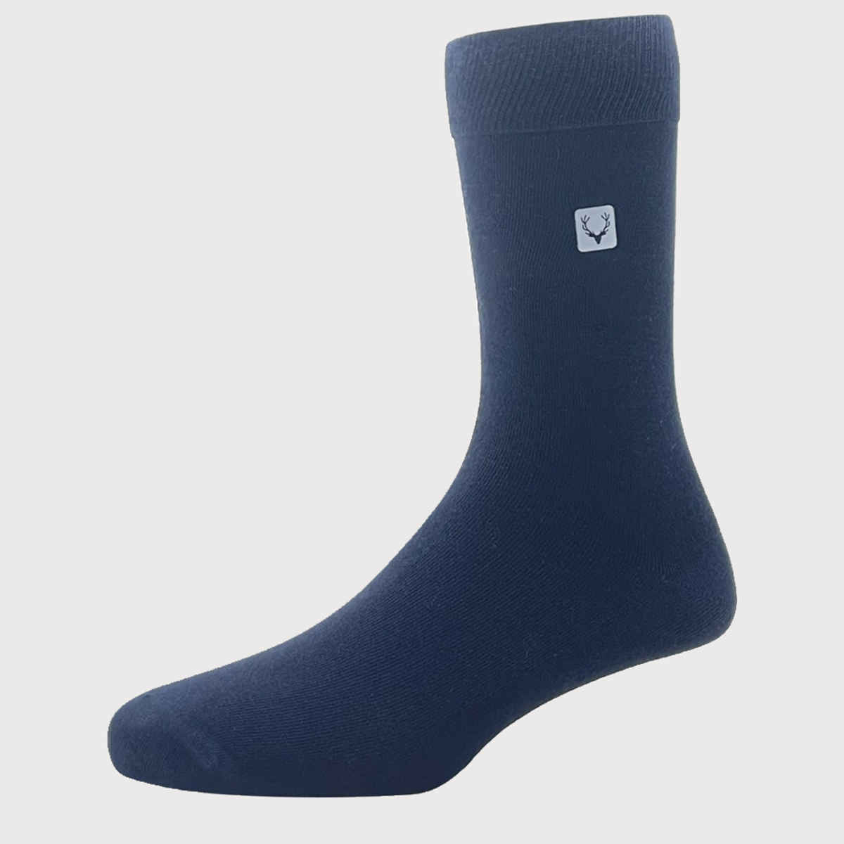 Allen Solly Men's Cotton Full Length Plain Socks - Navy