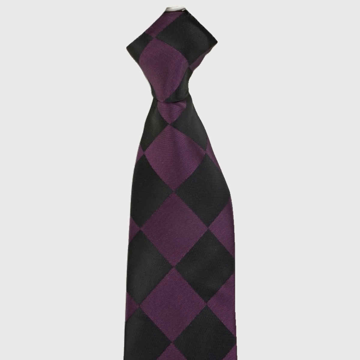 Calvadoss Men's Solid Tie | CALT2001 | Purple and Black