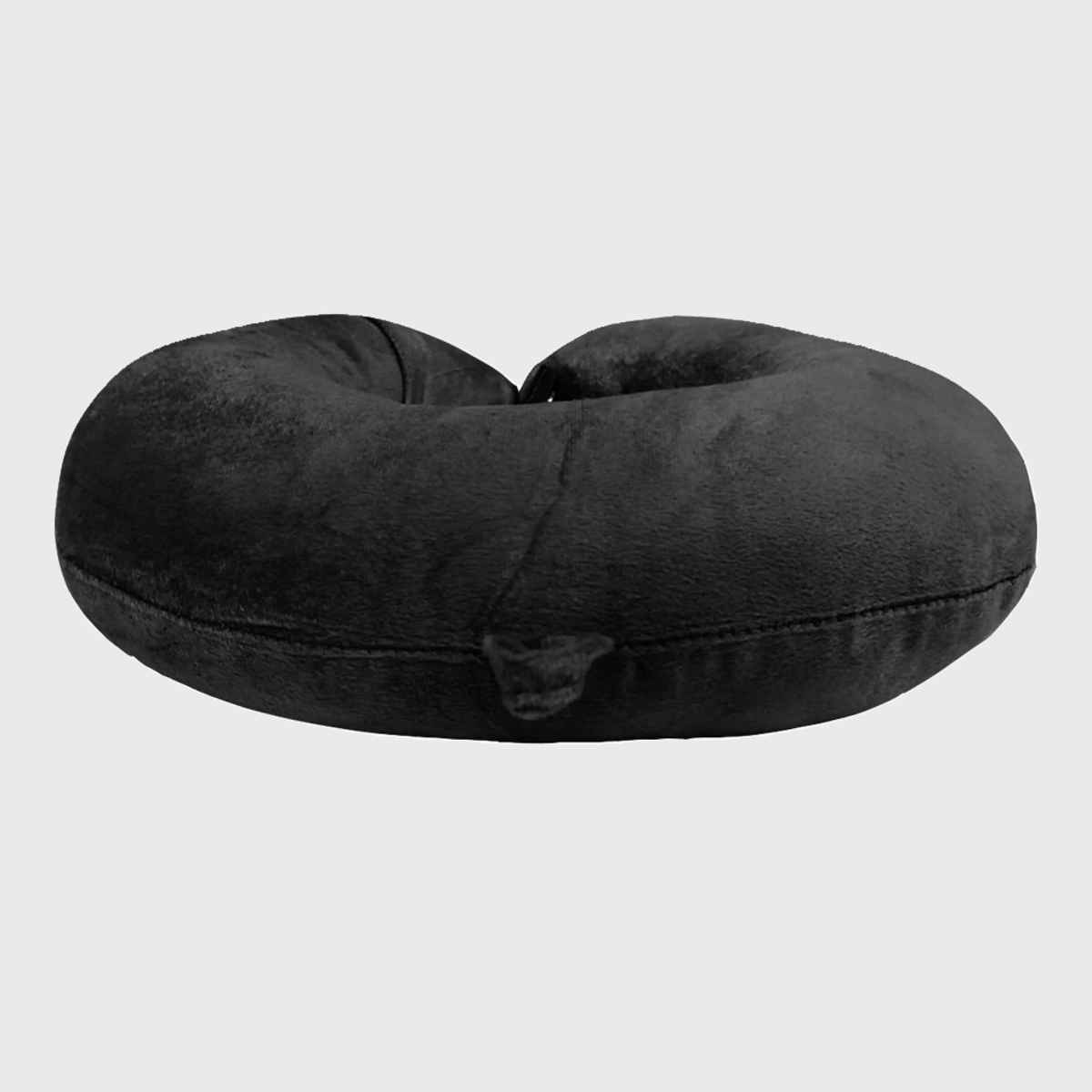 Billebon Unisex Fiber Neck Pillow with Eye Mask | Black - One Size