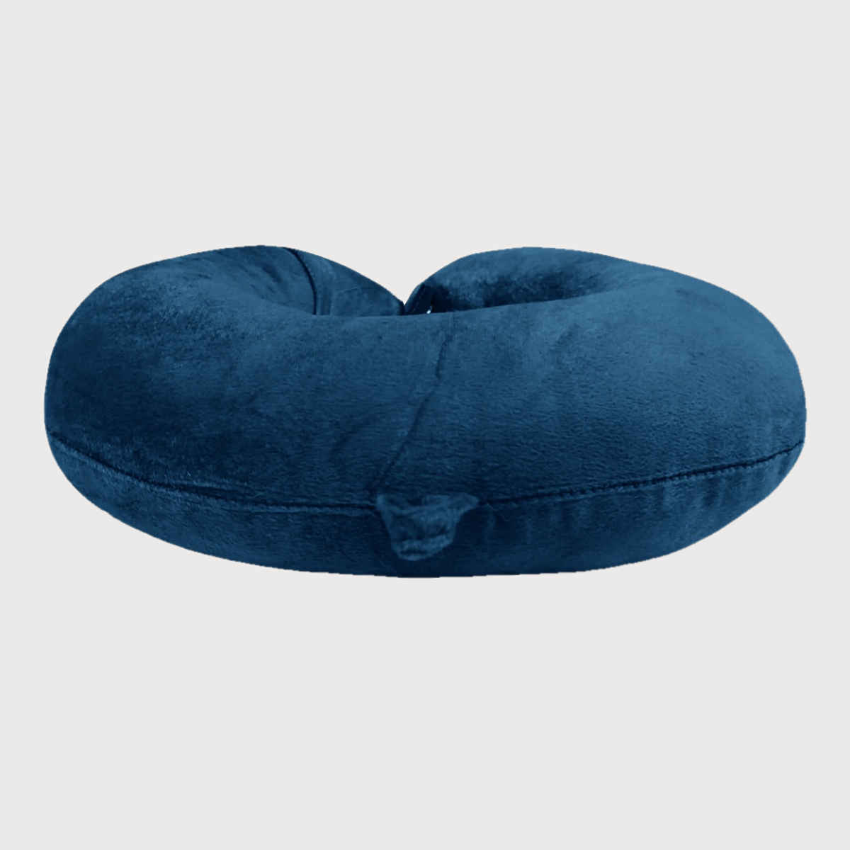 Billebon Unisex Fiber Neck Pillow with Eye Mask | Navy Blue - One Size