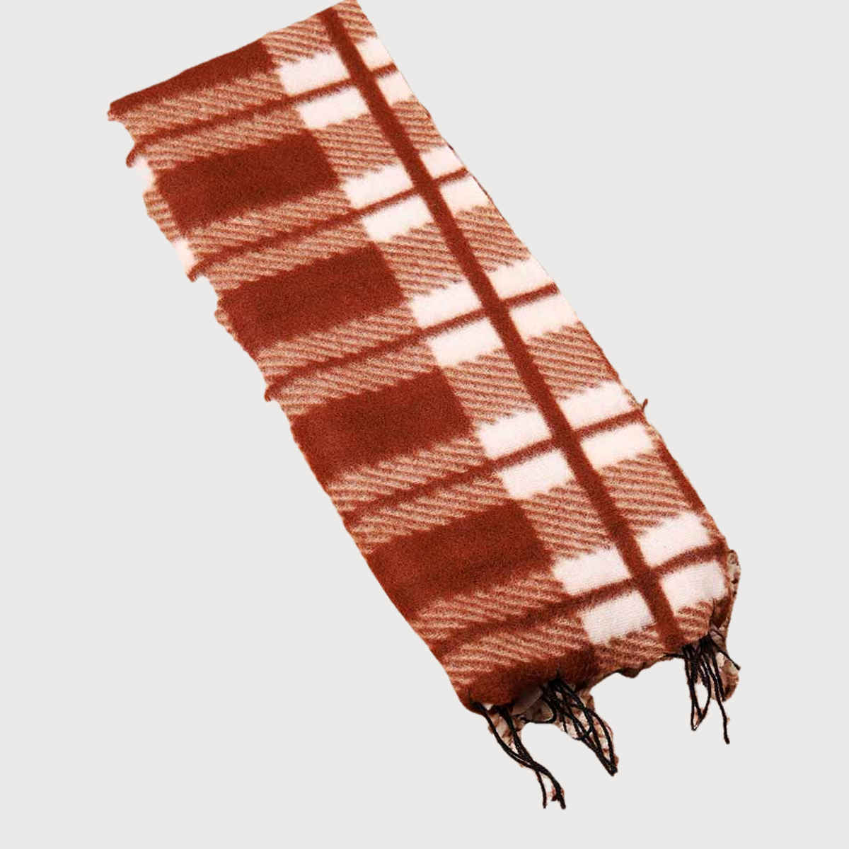 Englo Unisex Checkered Wool Scarf | Multicolour