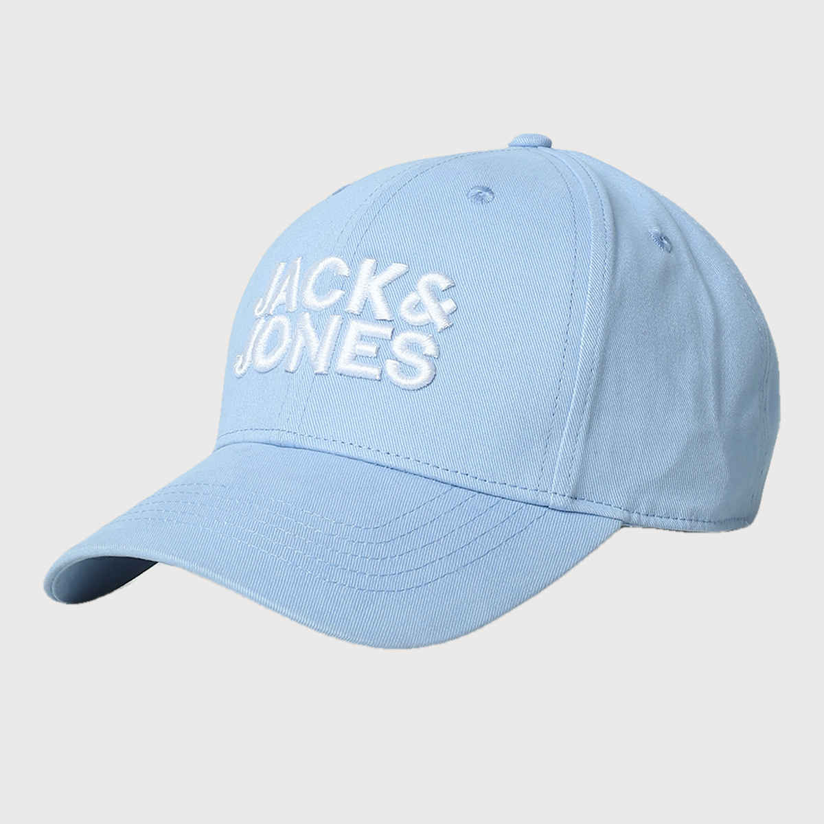 Jack & Jones Men's Embroidered Cotton Baseball Cap | Blue - One Size