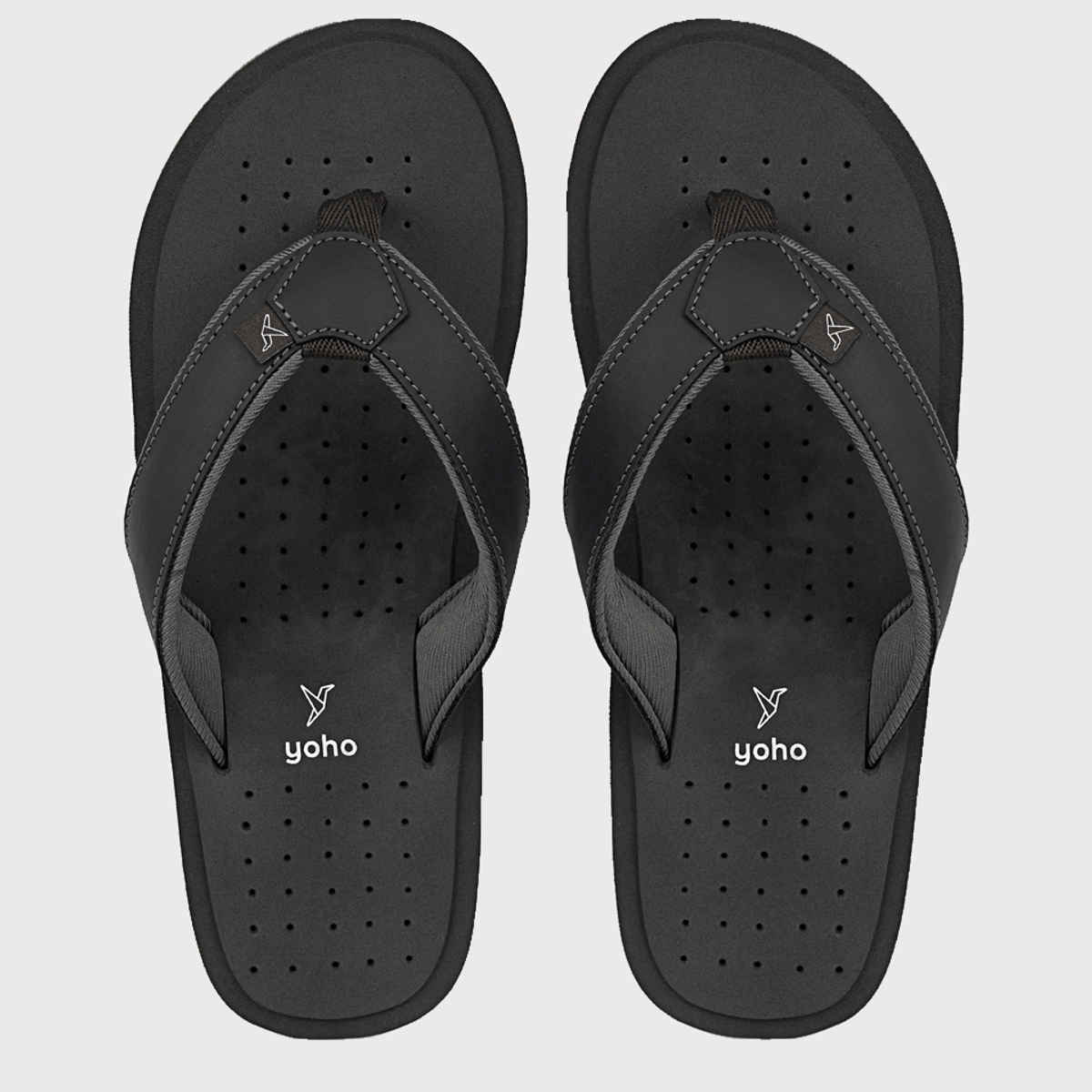 Yoho Men Slippers ArchFlex | Monsoon Grey | UK 9