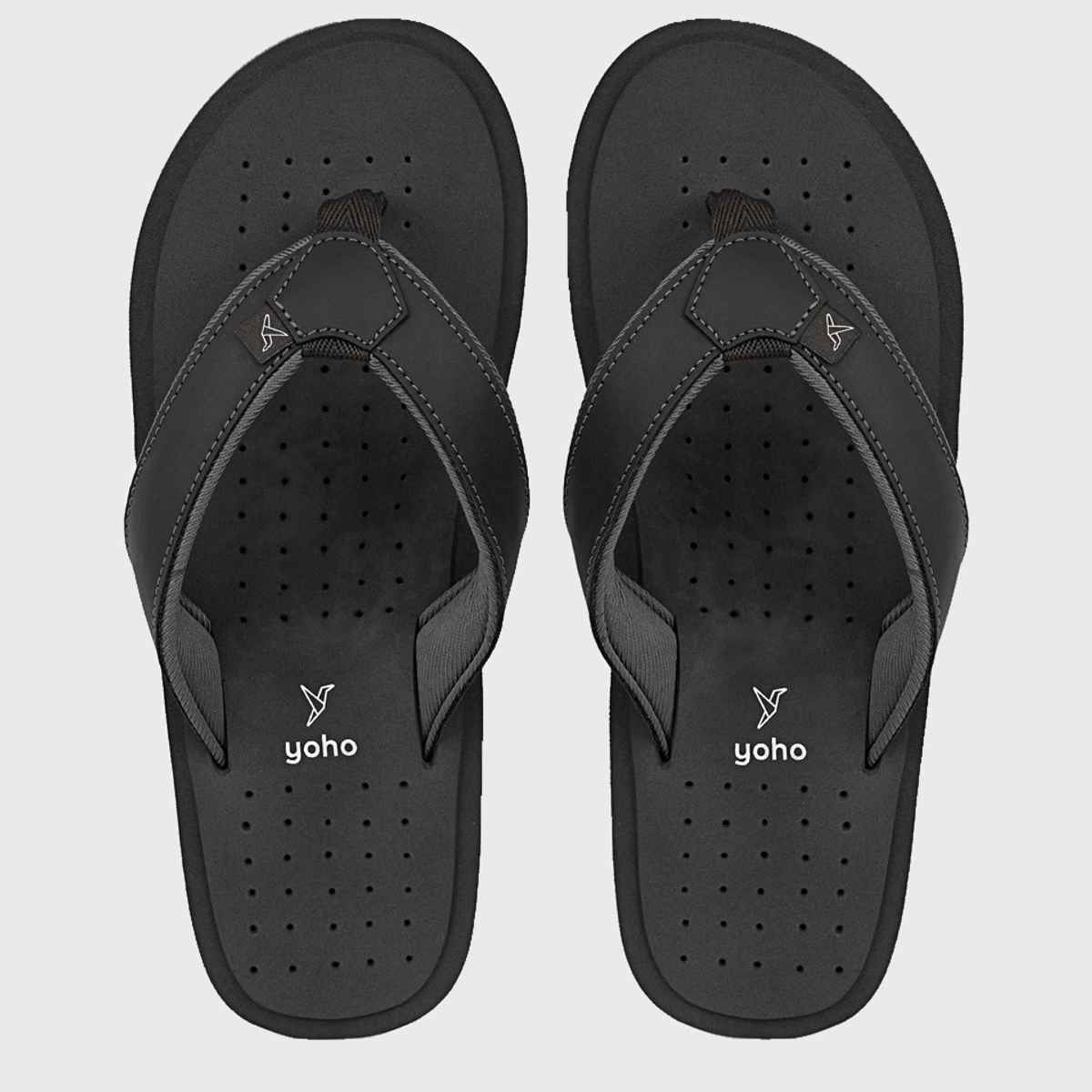 Yoho Men Slippers ArchFlex | Monsoon Grey | UK 9