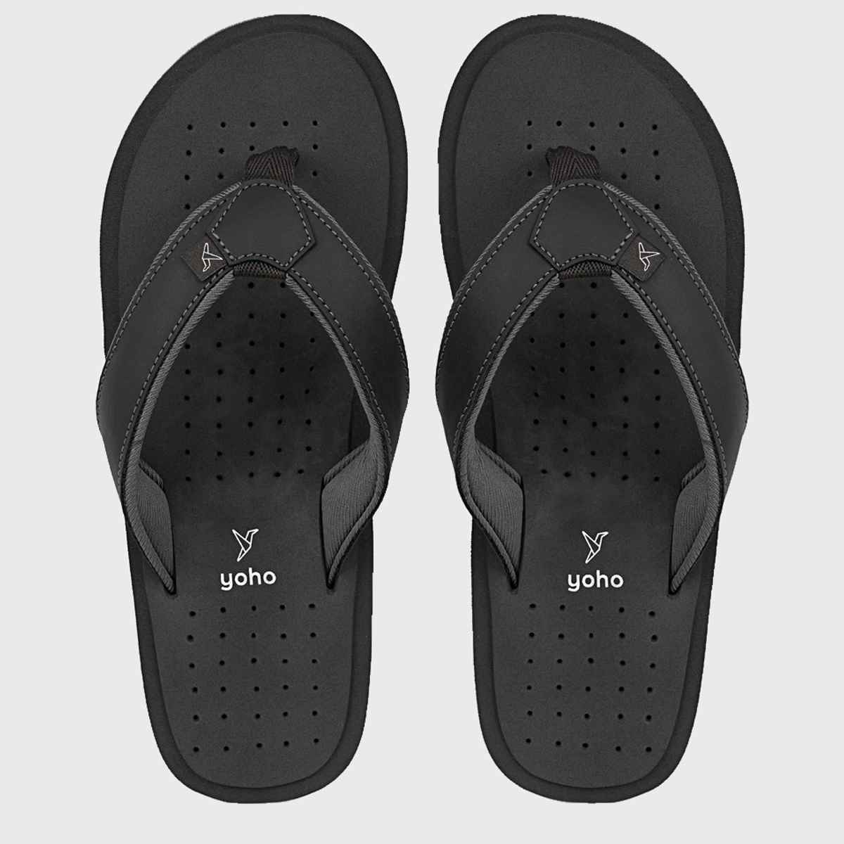 Yoho Men Slippers ArchFlex | Monsoon Grey | UK 6