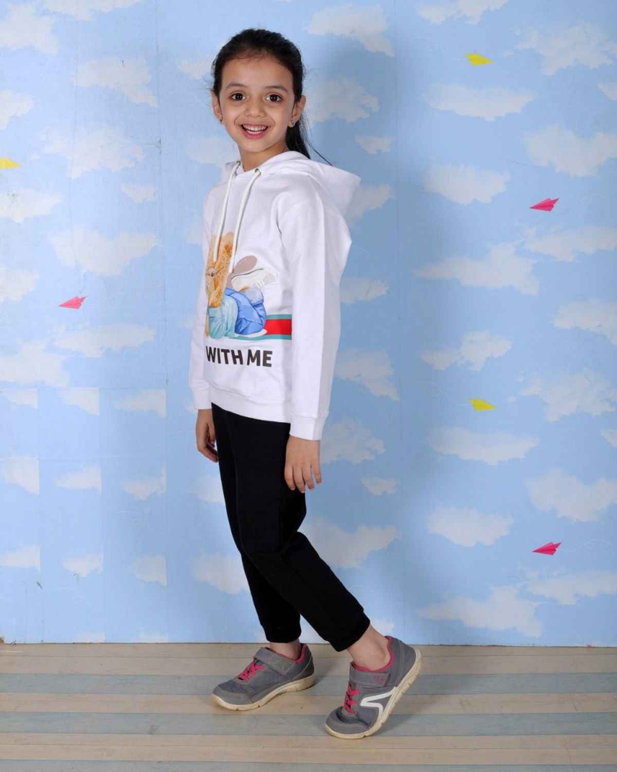 The Mom Store Boys Racing Sport Hooded Sweatshirt | Kww-An-Bwzh | Black | 2-3 Years