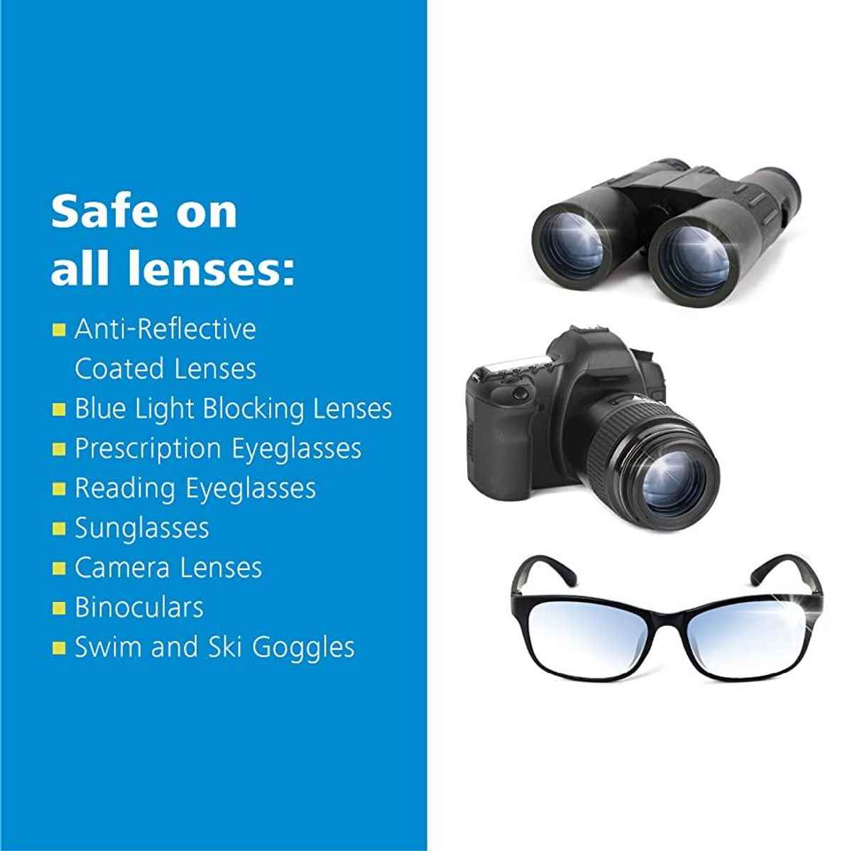 ZEISS Lens Cleaning Solution Kit with Microfiber Cloth|Lens Cleaner for Spectacles, Eyeglasses, Sunglasses and Camera Lenses