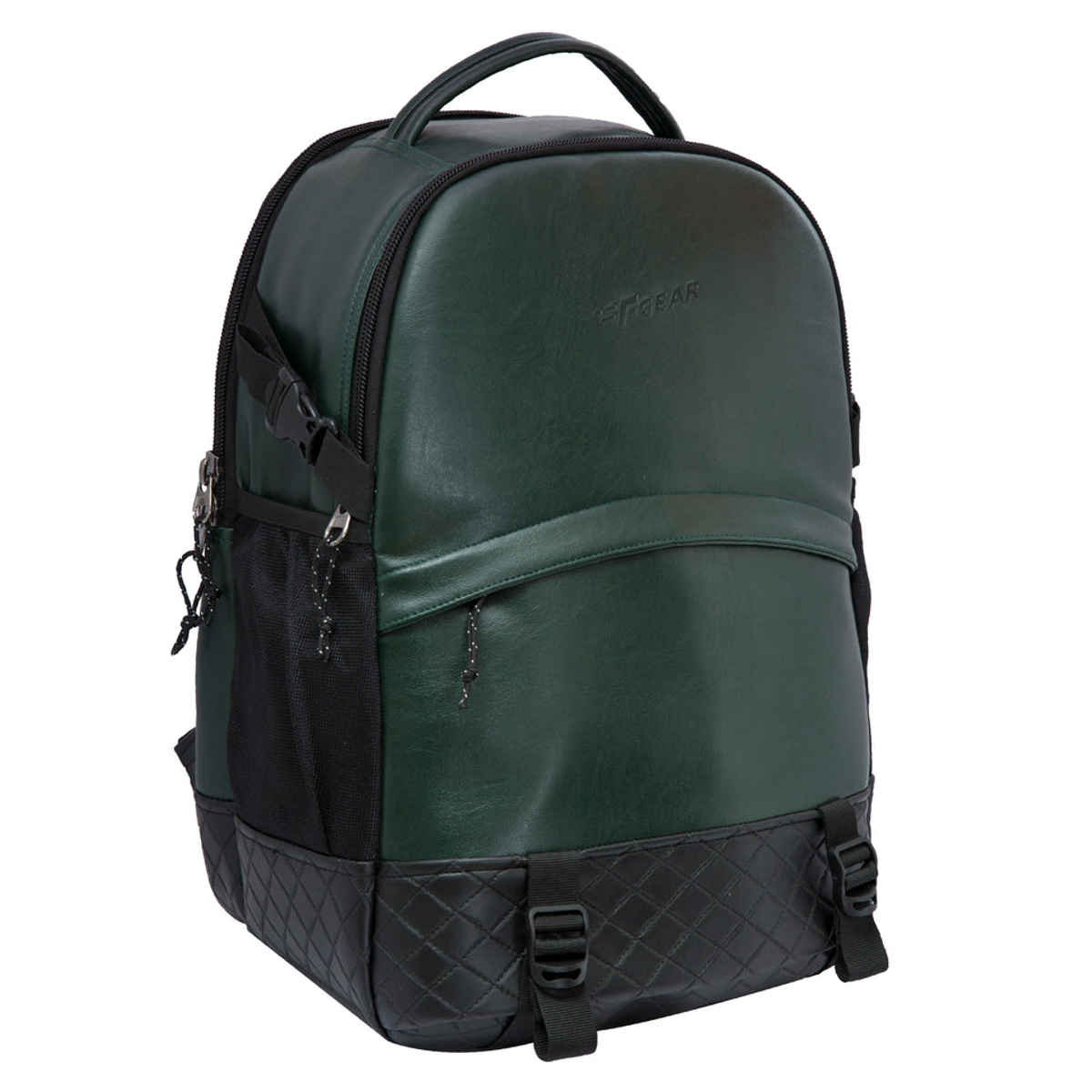 F Gear Unisex Synthetic 27 L Top Handle Laptop Backpack | Olive Green - 17 Inches