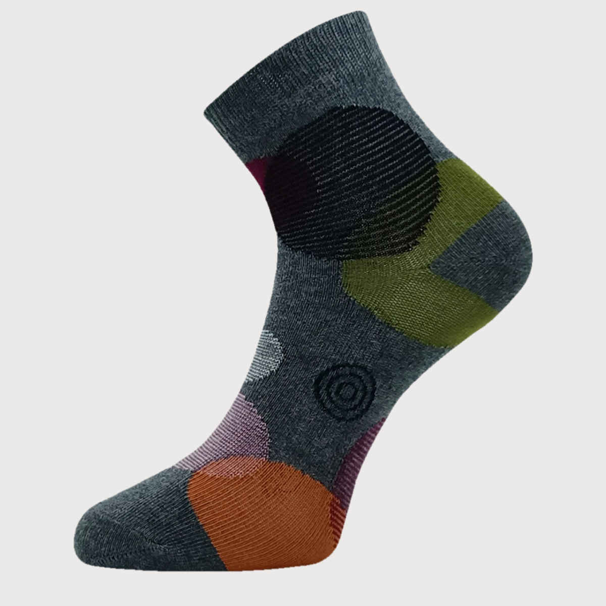 Allen Solly Women's Cotton Quarter Crew Socks - Grey Melange, Denim Melange, Anthra Melange