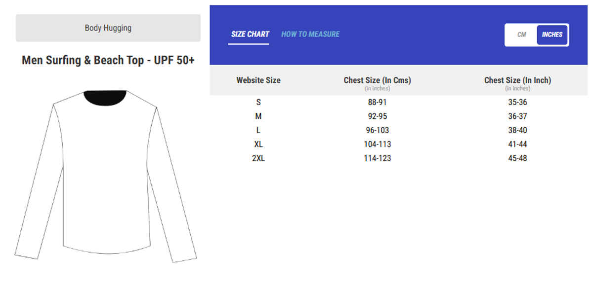 Decathlon Olaian Mens UV Protected Swim Tshirt | Blue - S