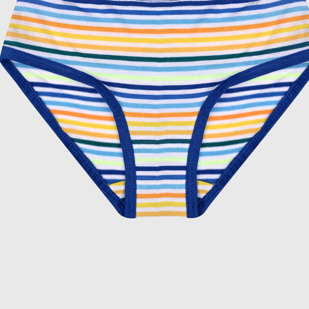 XY Life Hipsters for Girls, Tencel Modal, Antimicrobial - Multi Stripes | 9-10Y| Pack Of 3 Panty