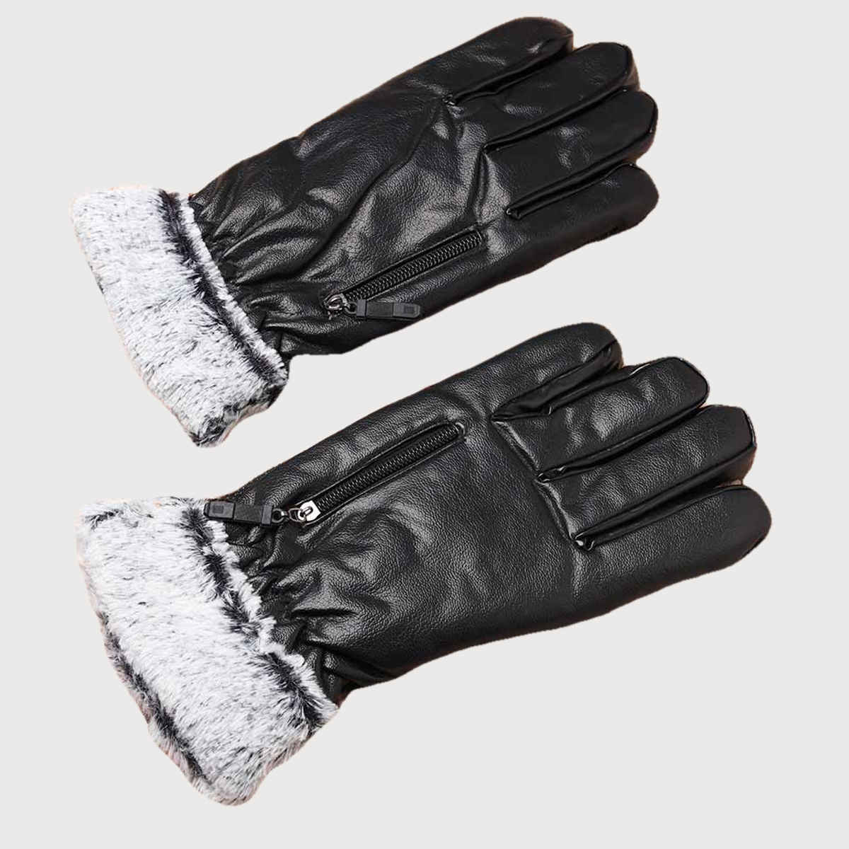 Englo Women's Leather Winter Gloves | Black - One Size