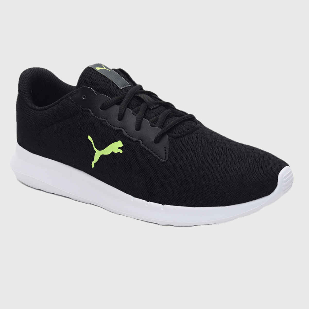 Puma Men's Glory Shoes | Black, White and Yellow Alert - UK 11