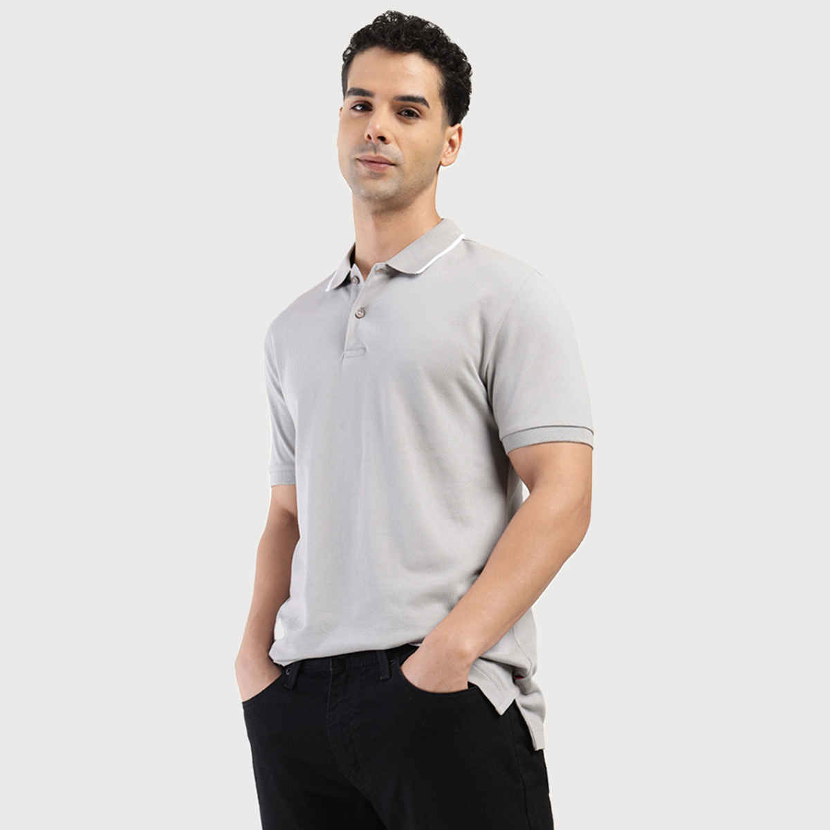 Levi's Men's 100% BCI Cotton Polo T-shirt | Navy Blue - M