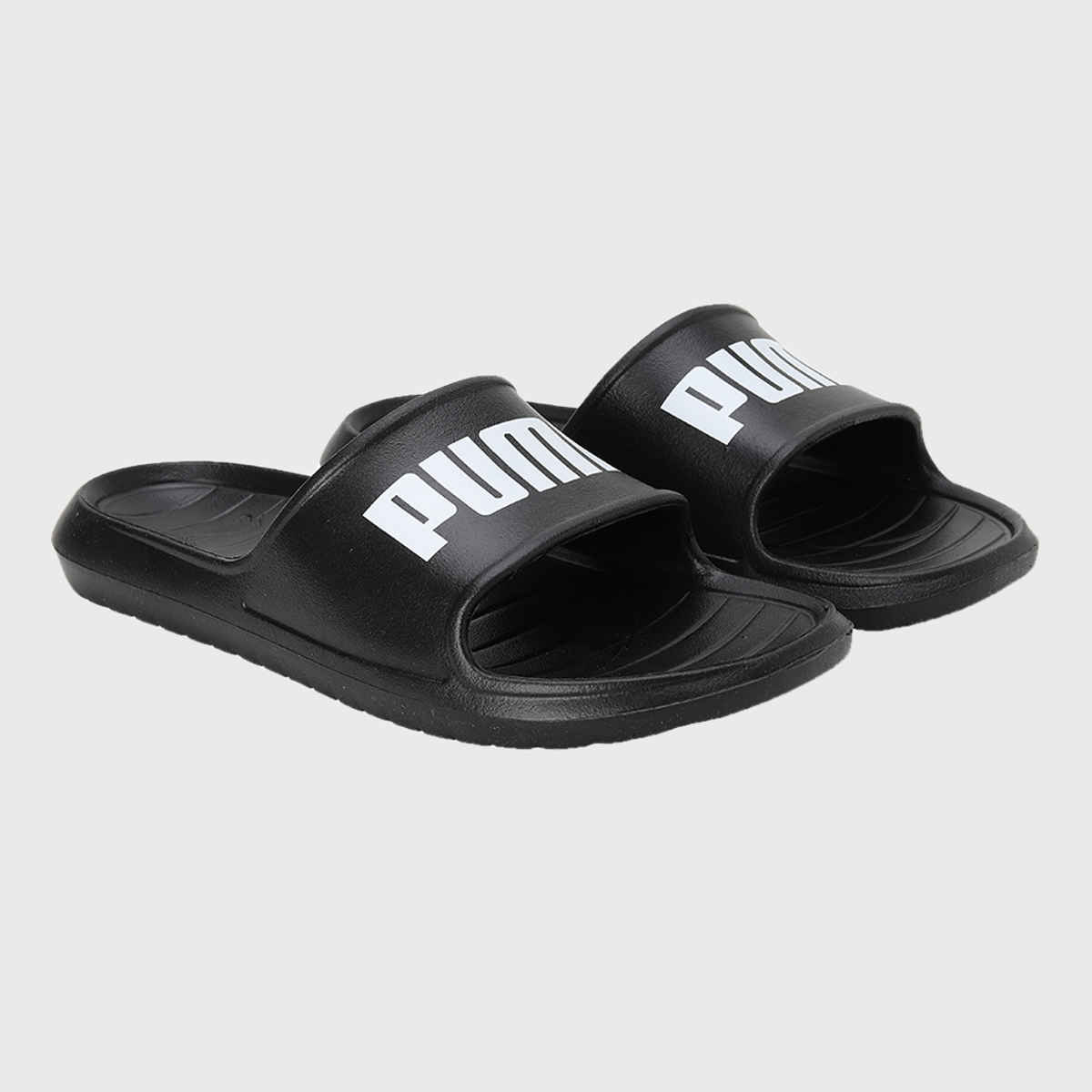Puma Men's Divecat V2 Lite Unisex Slides | Black | UK-Ind - 7