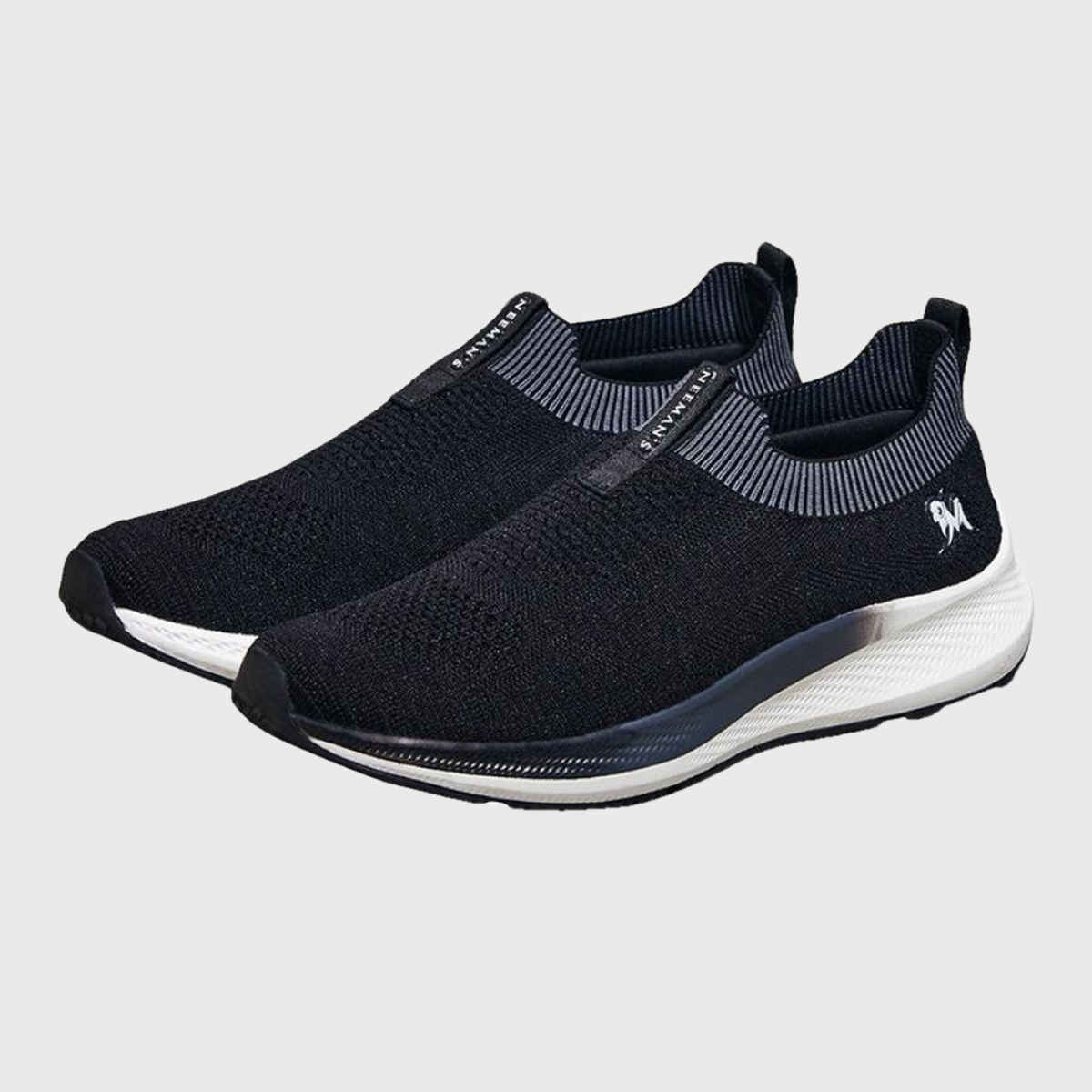 Neeman's Grip Fit Slip Ons | Black | Size- 10