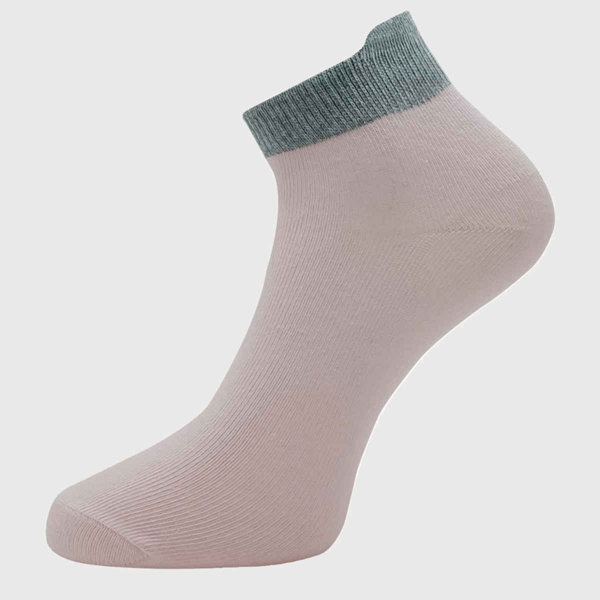 Allen Solly Women's Cotton Ankle Length Plain Socks - Baby Pink, Skin Melange, Grey Melange