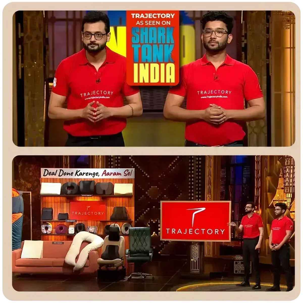 Trajectory Unisex Solid Polyester Travel Neck Pillow with AdvanceDXorthopedic | Blue - Free Size