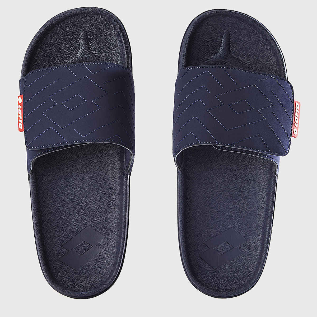 Lotto Men's Sliders Enduro TX | Peacoat and Red - UK 7