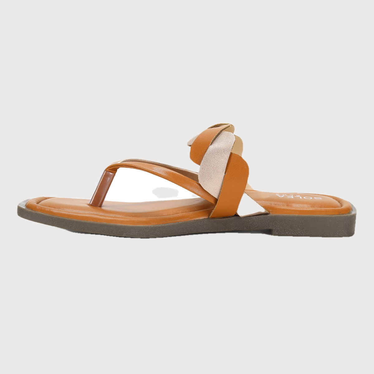 Paragon Women's Casual Sandals With Anti-Skid Sole & Sturdy Construction Brown - 7