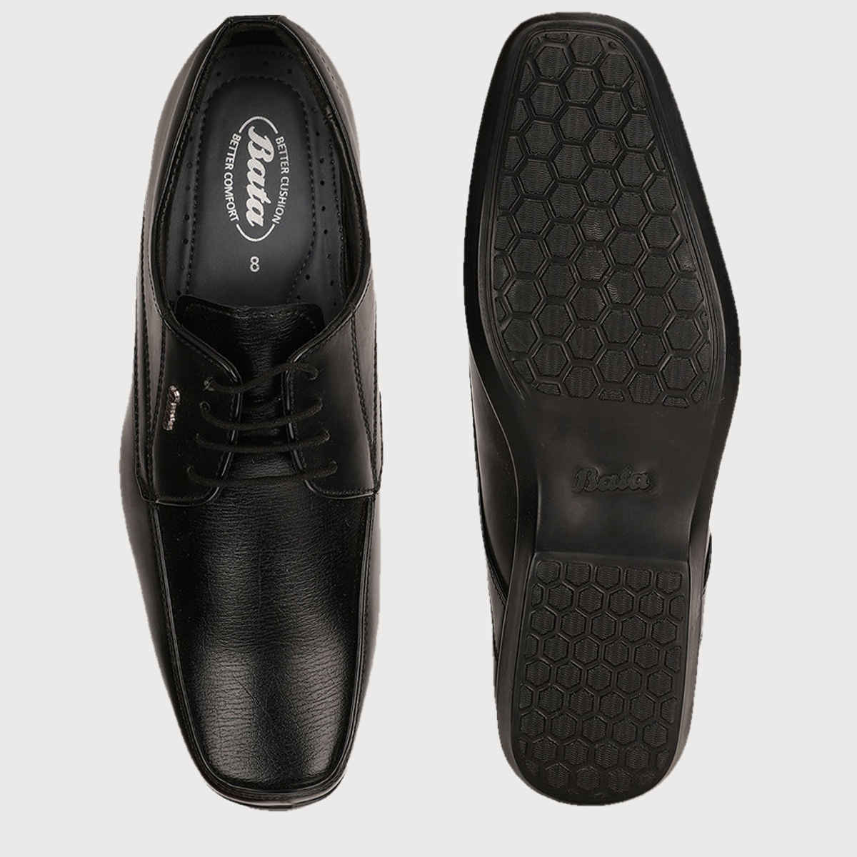 Bata Black Formal Shoes For Men - 9