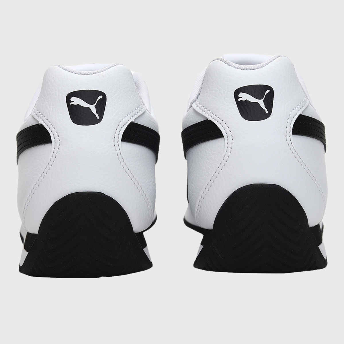 Puma Unisex Turin 3 Sneakers White and Black Uk/Ind - 6