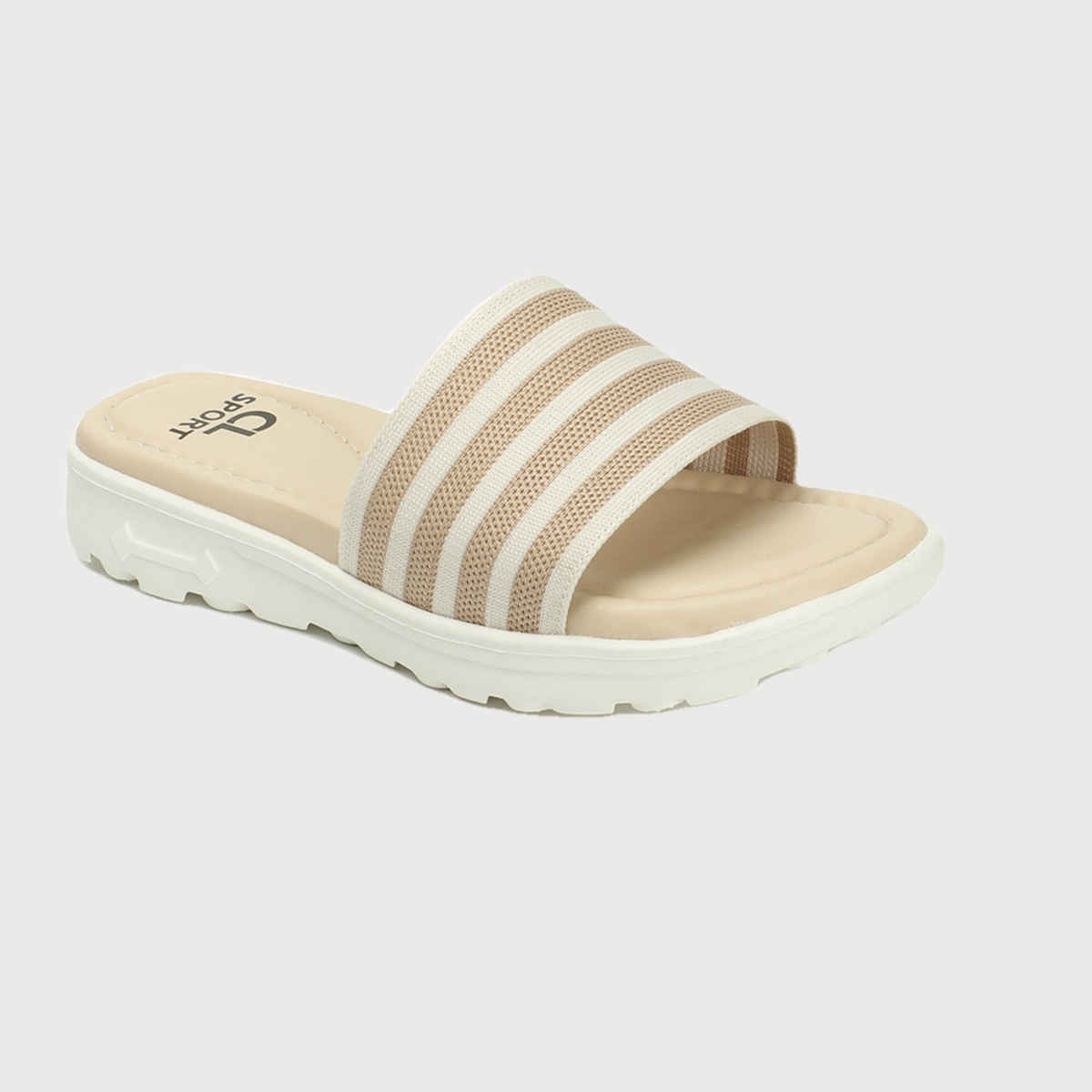 Carlton London Comfortable Women's Flip Flops | UK 6 | Beige