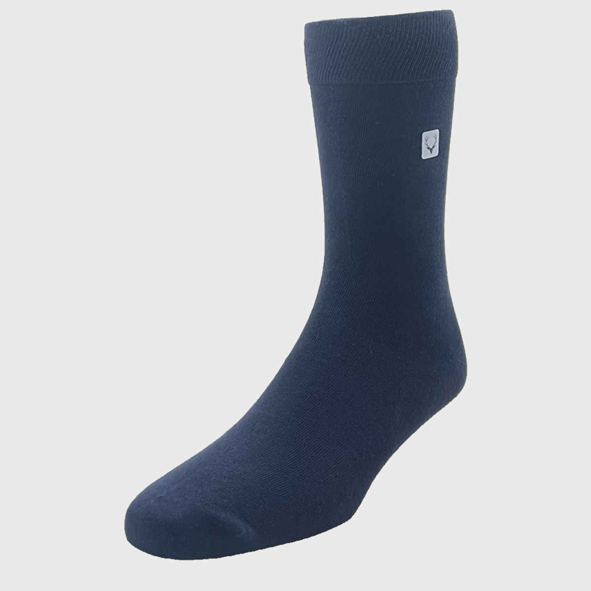 Allen Solly Men's Cotton Full Length Plain Socks - Navy