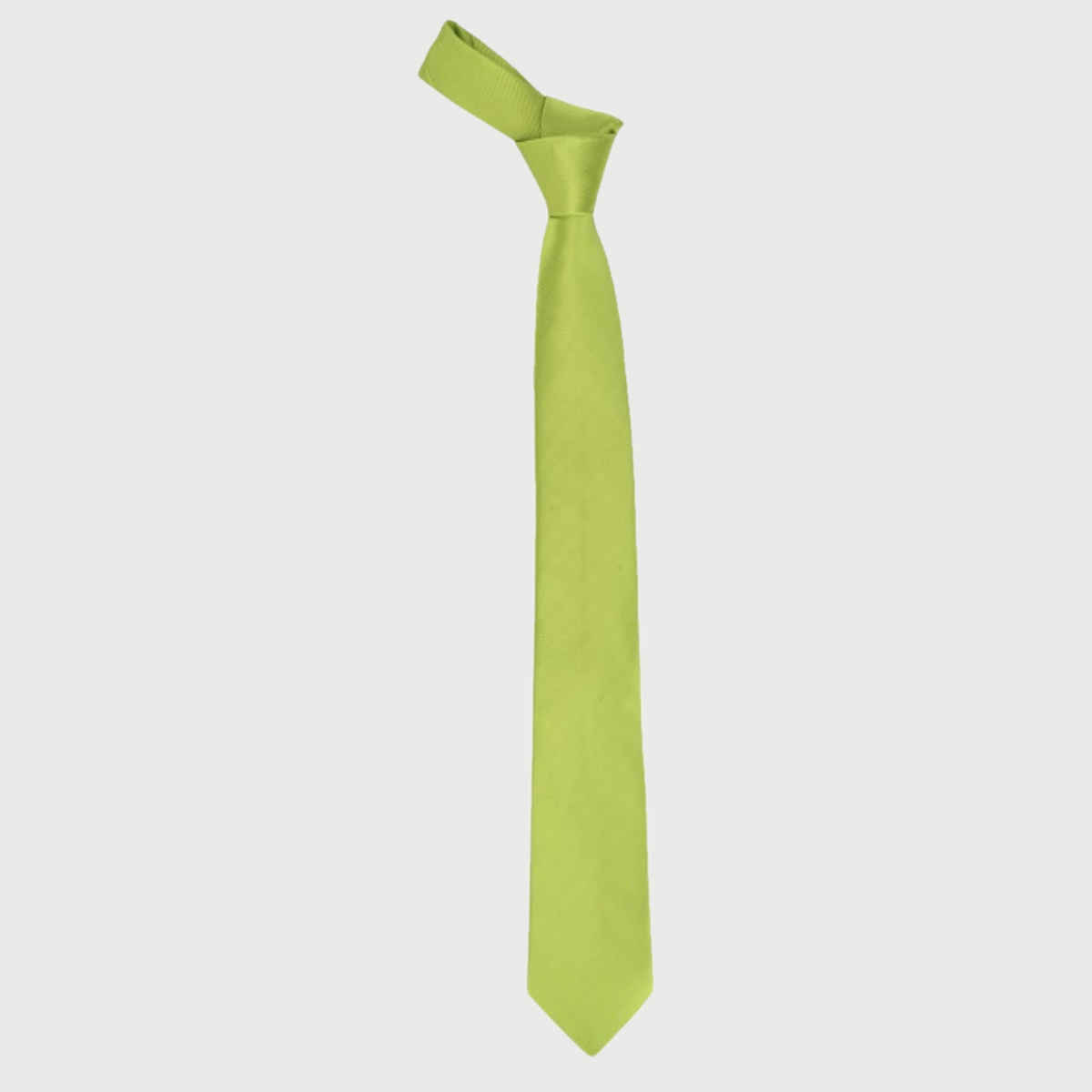 Calvadoss Men's Fluorescent Self Design Tie | CALT2312 | Green