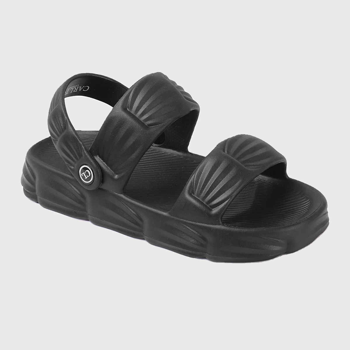 Carlton London Black Comfortable Women's Flip Flops | UK 4