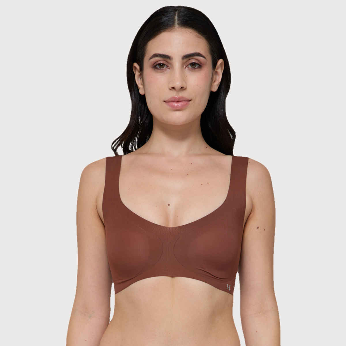 Krvvy Lightly Padded Bra for Women | Wireless, Seamless, Four-Way Stretch & Broad Straps - 2XL