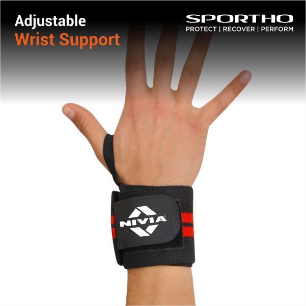 Nivia Weight Lifting Neoprene Wrist Support (Medium)