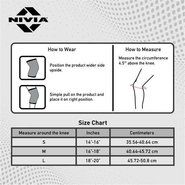 Nivia Knitted Knee Support