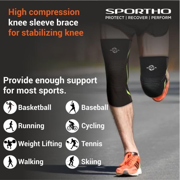 Nivia Knitted Knee Support