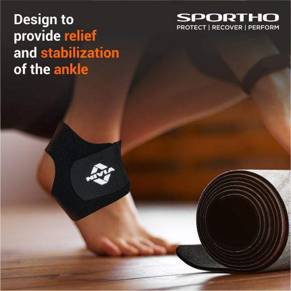 Nivia Orthopedic Basic Ankle Support