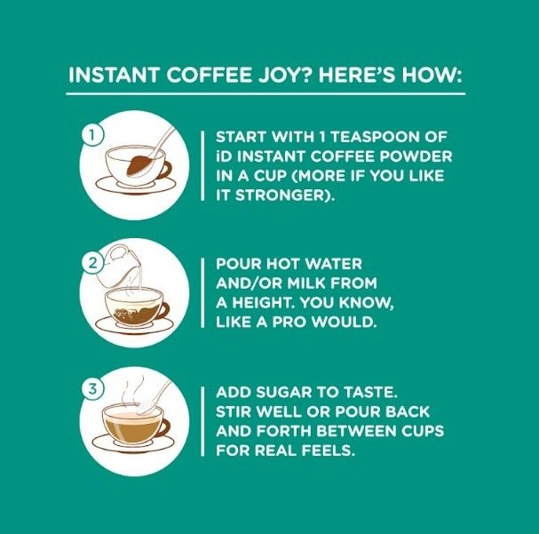 iD Medium Roast Instant Coffee Powder