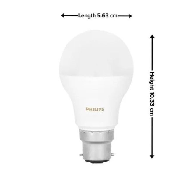 Philips 10 W LED Bulb Cool Day Light | 6500K | B22 Base Holder