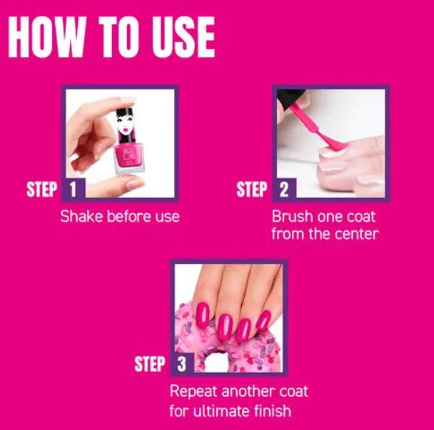 Elle 18 Nail Pops Nail Colour | Chip Resistent | Quick Drying | Glossy Finish - Shade 160