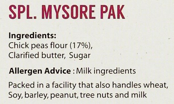 A2B Spl Mysore Pak