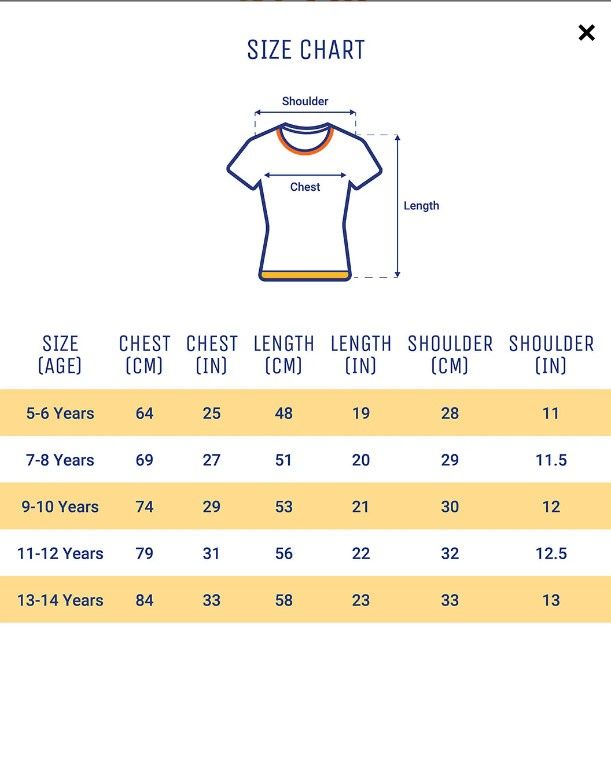 XY Life Playmate Sailor Blue Intelliease Combed Cotton Girls T-shirt | 13-14Y | Classic Blue
