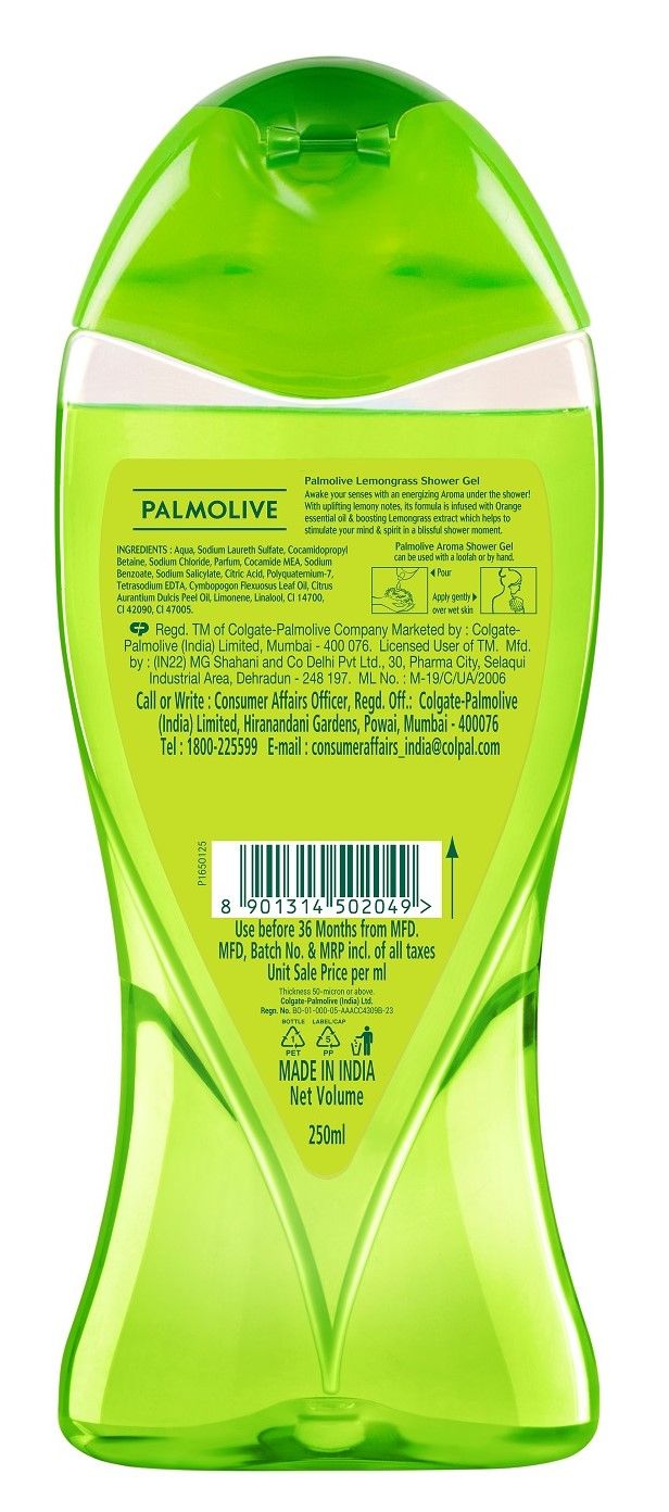 Palmolive Orange Essential Oil & Lemongrass Aroma Morning Boost (Tonic), Brightening Body Wash