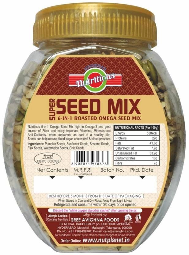 Nutritious Super Seed Omega Mix 6 In 1