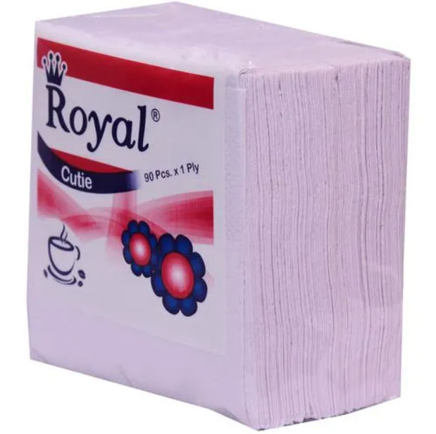 Royal Tissue Paper Cutie Napkin 90 Pulls - Pack of 3