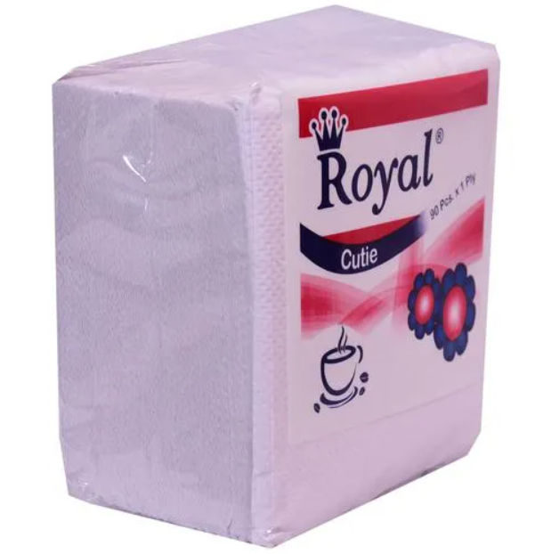 Royal Tissue Paper Cutie Napkin 90 Pulls - Pack of 3