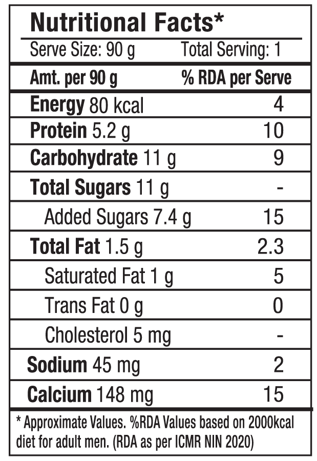 Epigamia Greek Yogurt- Strawberry 85 g Combo